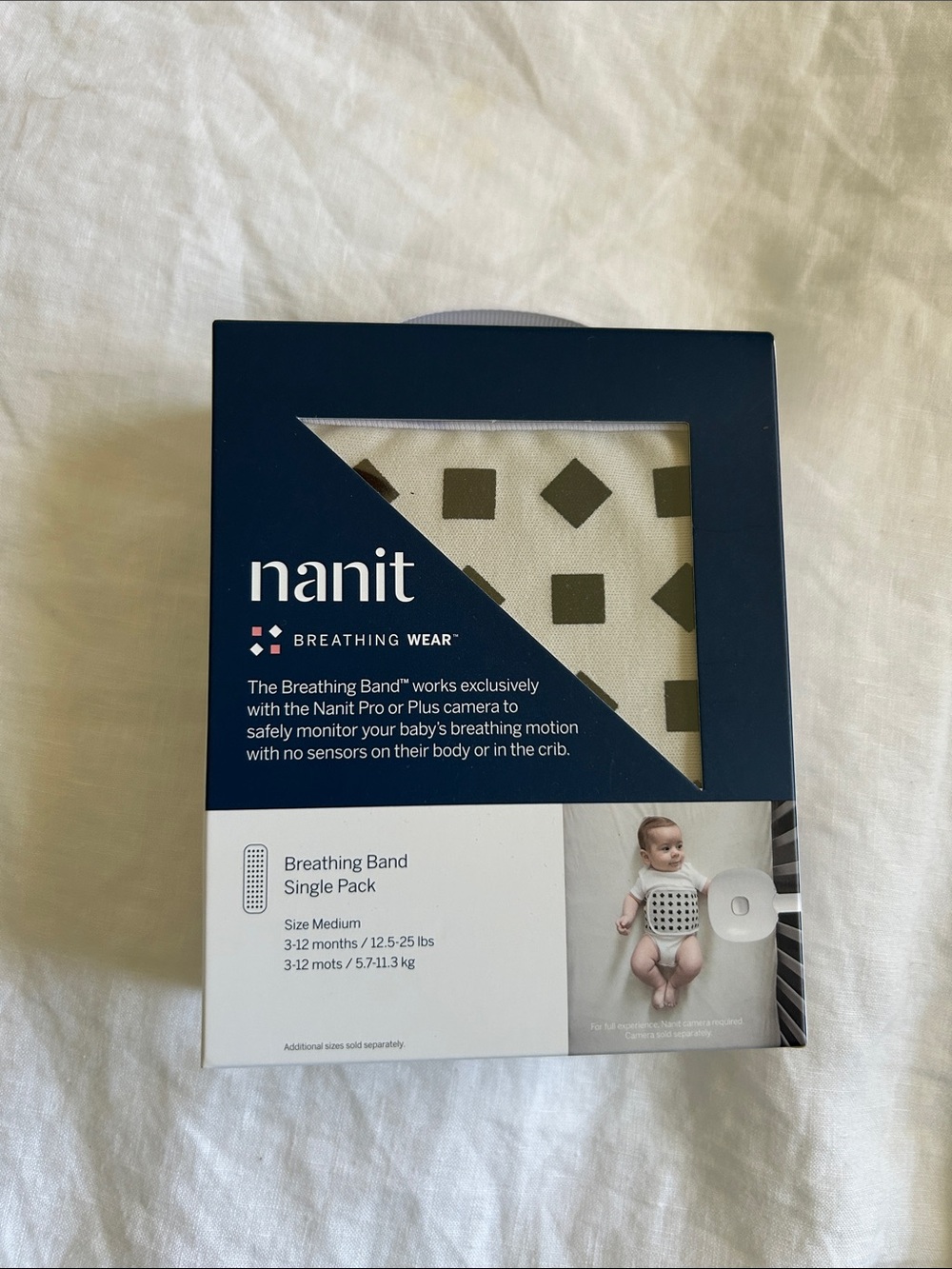 Nanit Breathing Band — 3-6 months New In Box